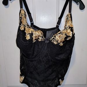 Secret Treasures 42DD Longline Bra & Thong